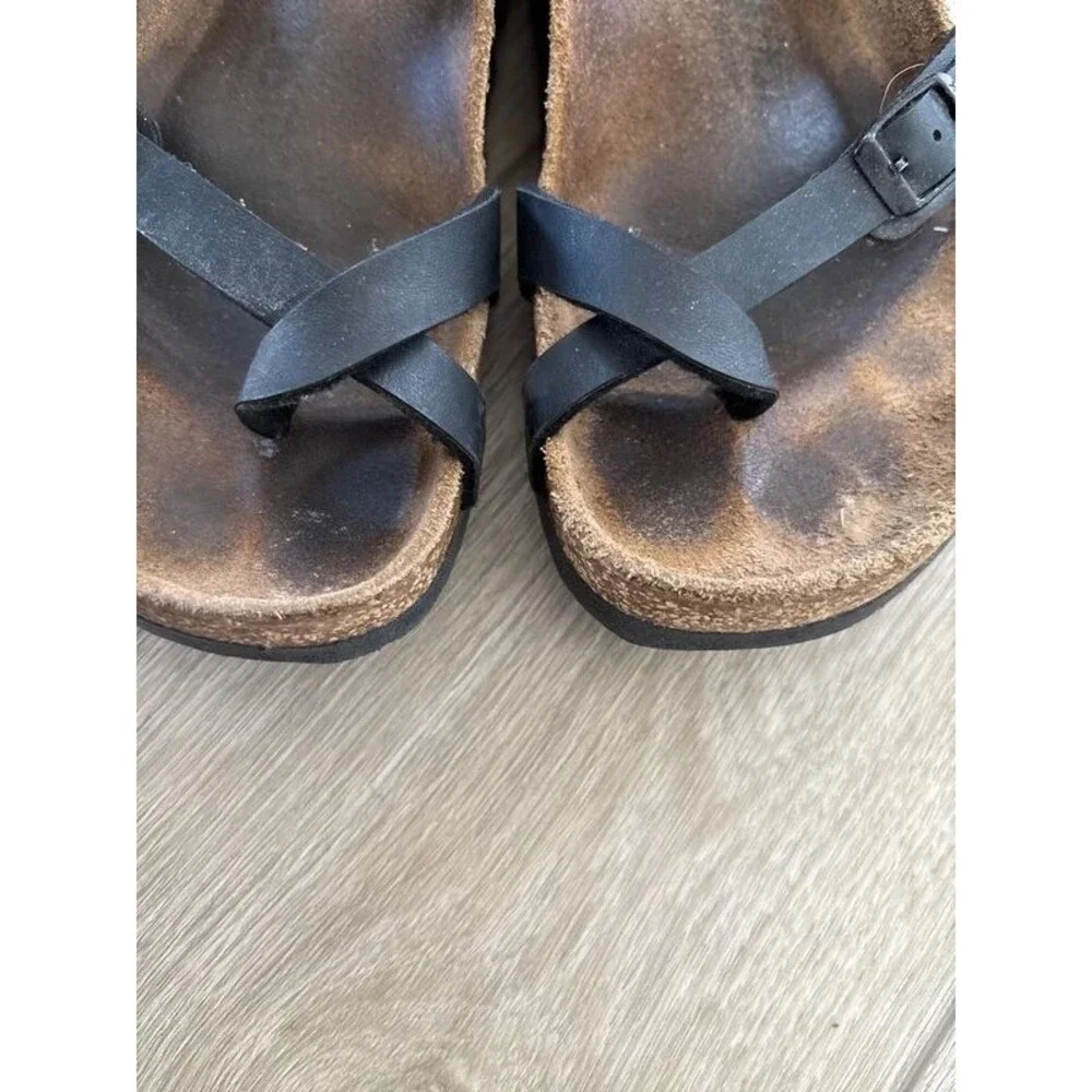 Birkenstock Mayari Matte Black Sz 38